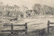 Camille Pissarro Field with mill at Osny china oil painting artist